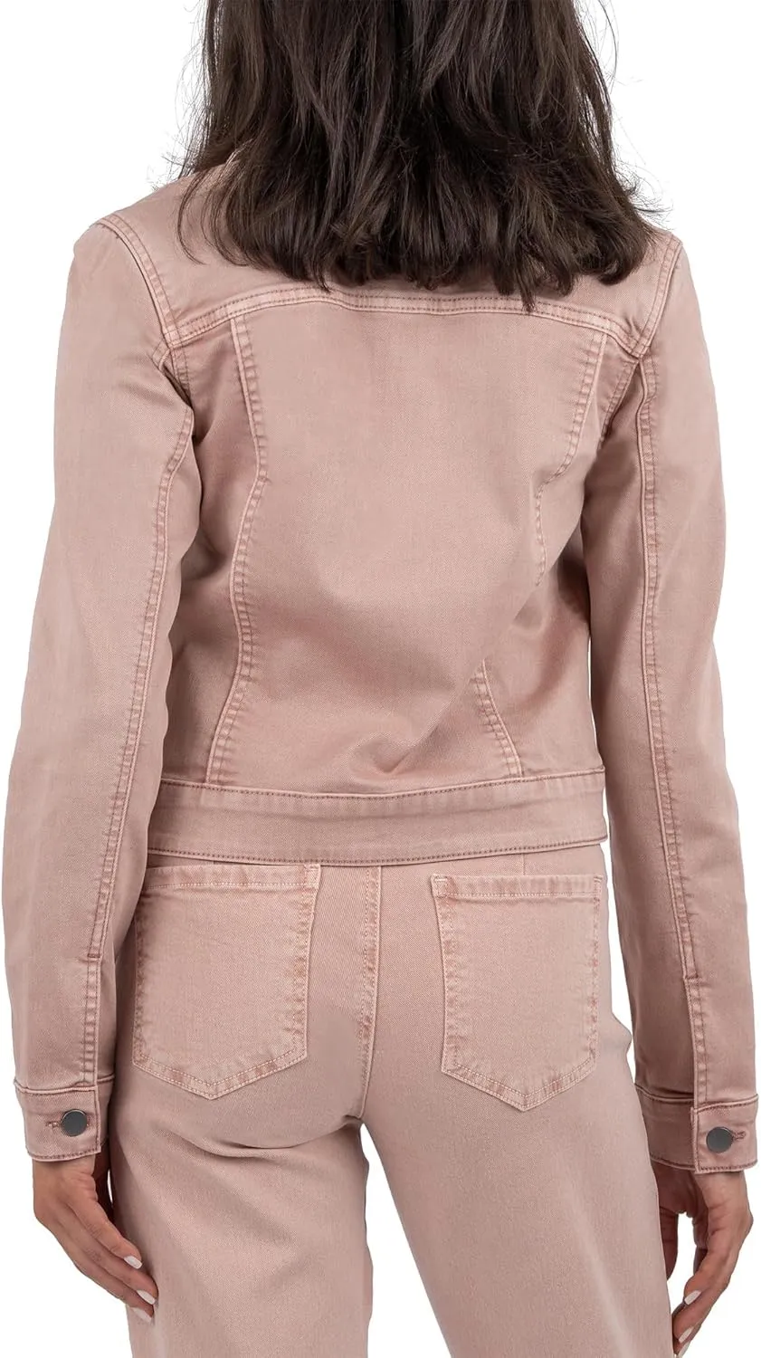 KUT from the Kloth Women's Julia Crop Jacket W/Drop Shoulder-Regular Waistband