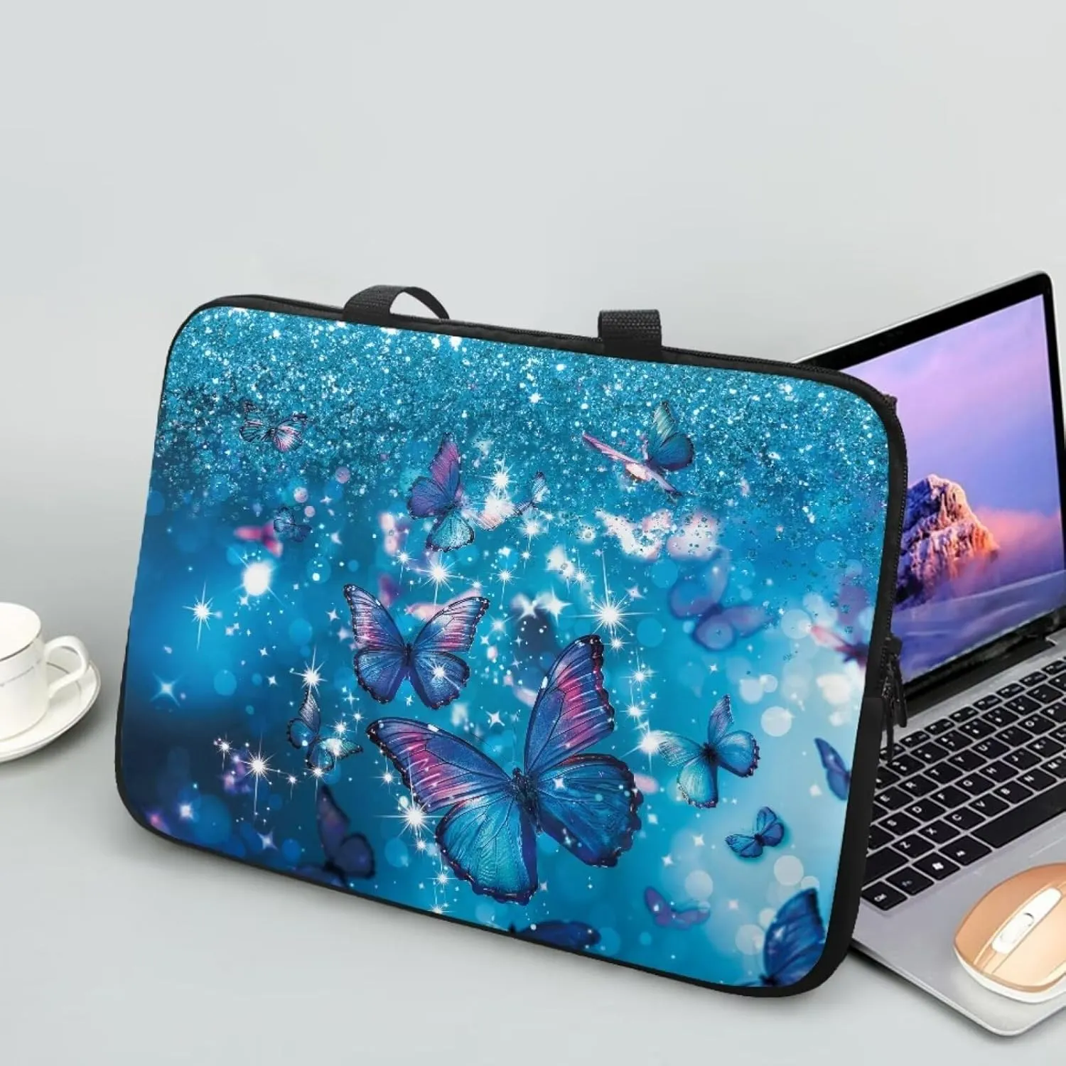 Laptop Sleeve Case for Women Slim & Water-Resistant Laptop Cover Bag