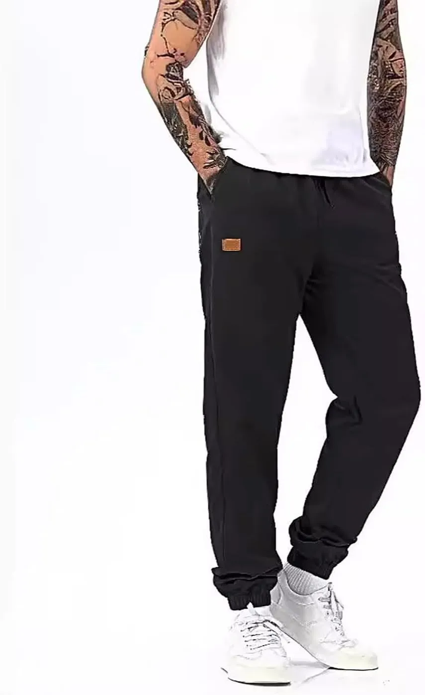lcyhony Mens Joggers Relaxed fit Elastic Waist Drawstring Workout Pants Summer Breathable Comfy Athletic Pants with Pockets