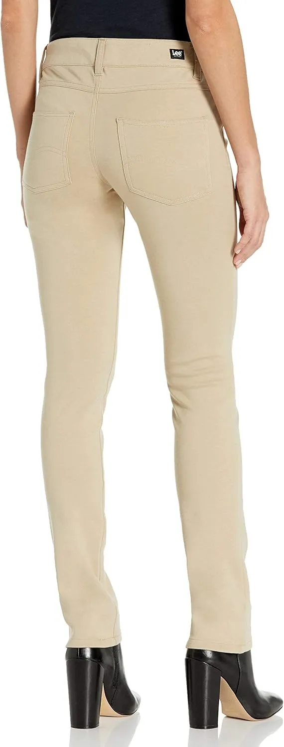 Lee Uniforms Junior's 5 Pocket Skinny Ponte Pant