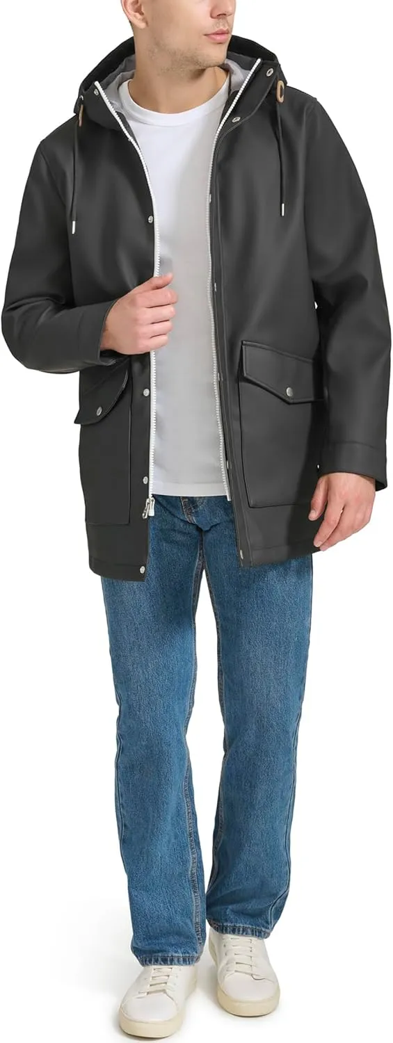 Levi's Men's Rubberized Rain Parka Jacket