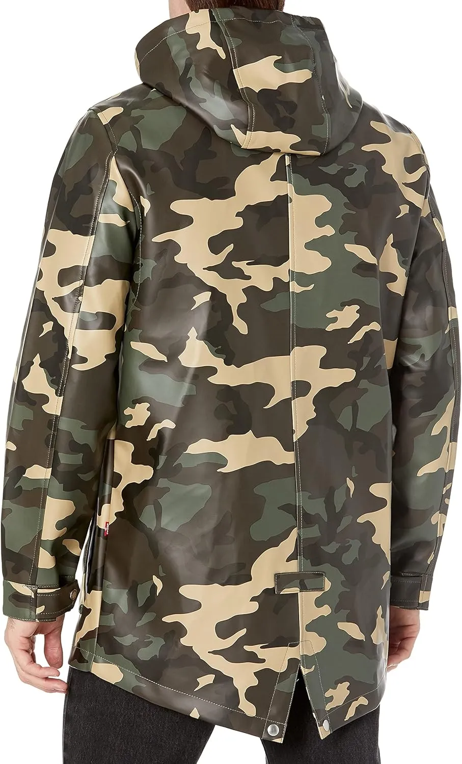 Levi's Men's Rubberized Rain Parka Jacket