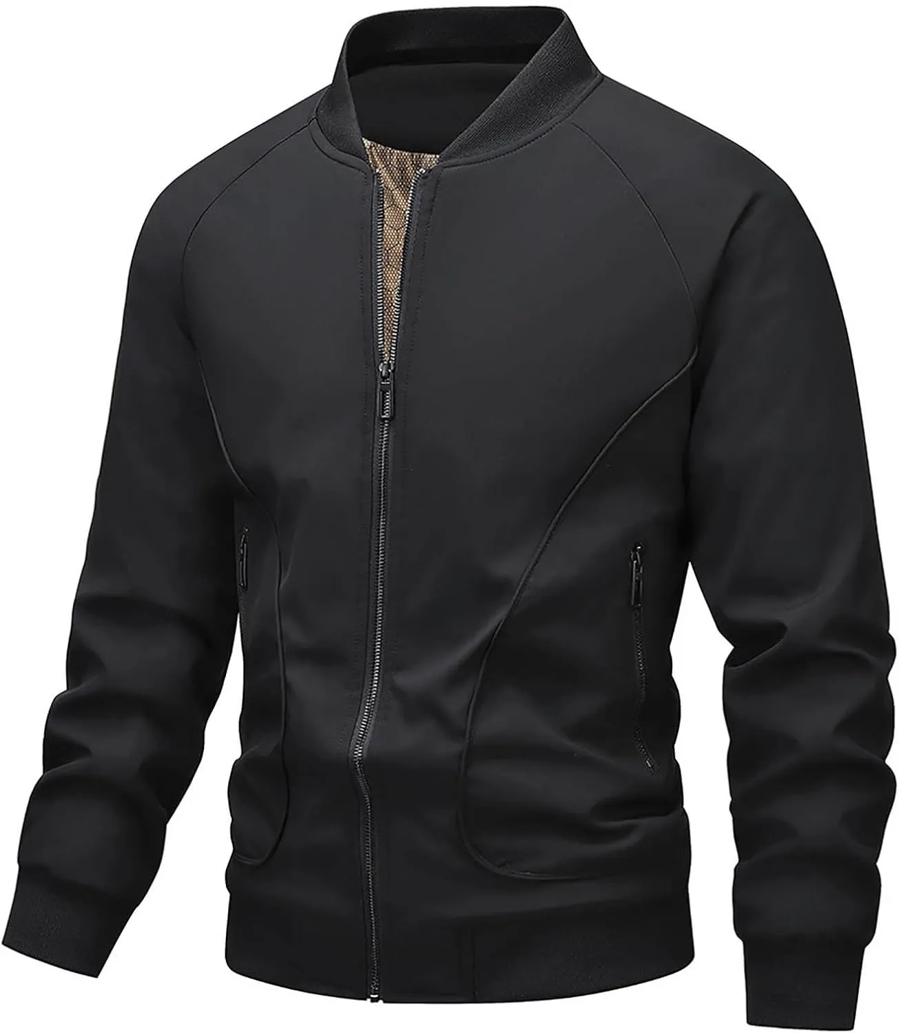 Lightweight Thin Windbreakers for Men Spring Outerwear Coat Casual Trend Plus Fleece Thickened Thermal Jacket for Hiking