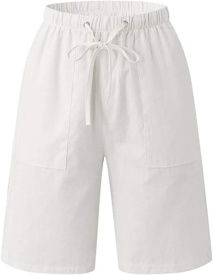 Linen Shorts for Men Men's Sports Shorts Beach Shorts Casual Cotton Linen Shorts Casual Shorts for Men Carpenter