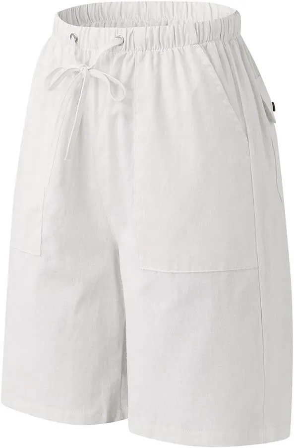 Linen Shorts for Men Men's Sports Shorts Beach Shorts Casual Cotton Linen Shorts Casual Shorts for Men Carpenter