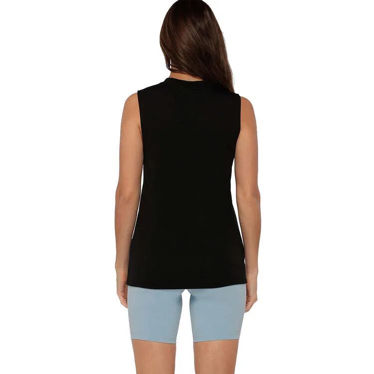 Lotus Muscle Tank Black