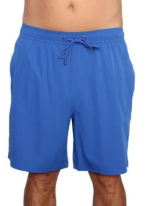 M-SOL-RYL - Wholesale Men's Royal Blue Swim Trunks In 4-Way Stretch