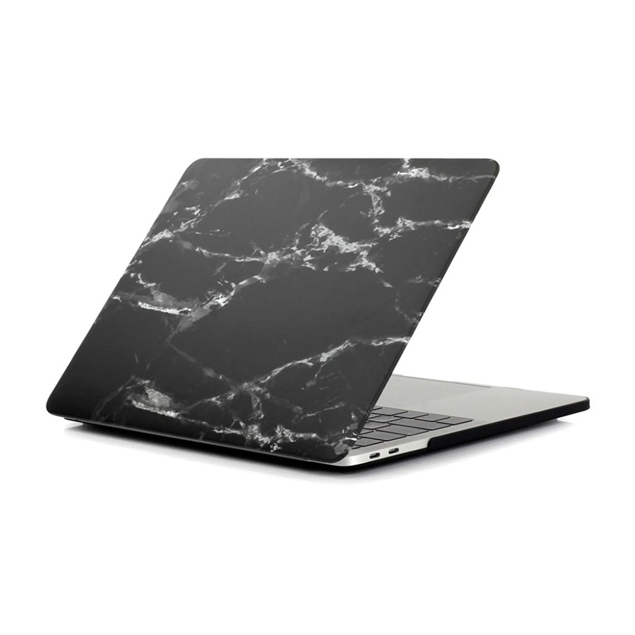 MacBook Pro 13 Touchbar pattern printing protective case - Marble Texture / Black