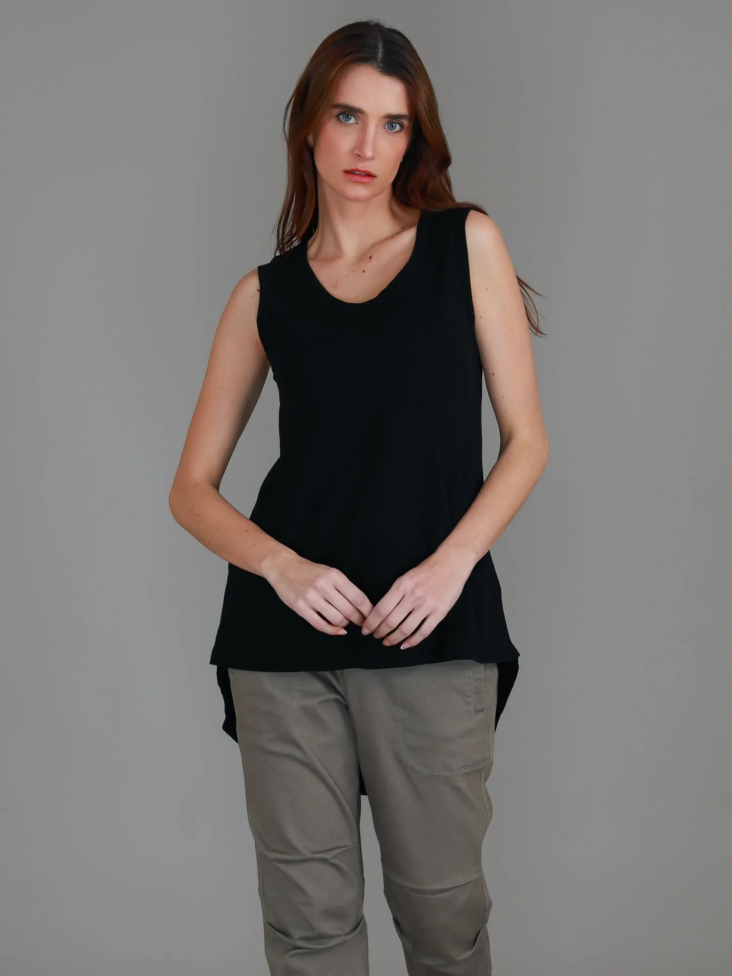 Maddison Hi Lo Hem Tank Top