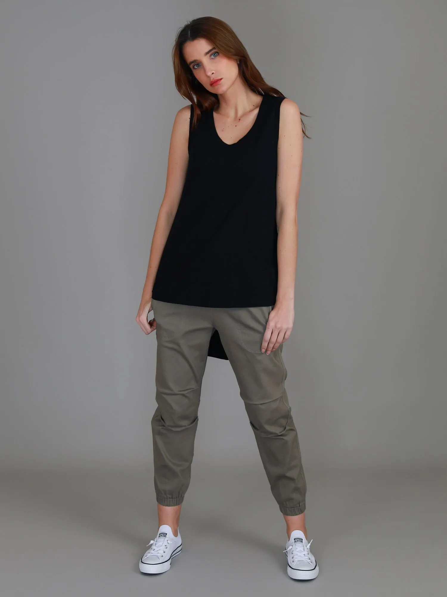 Maddison Hi Lo Hem Tank Top