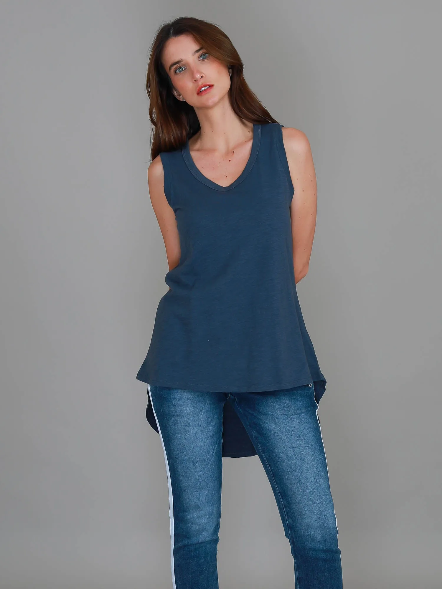 Maddison Hi Lo Hem Tank Top