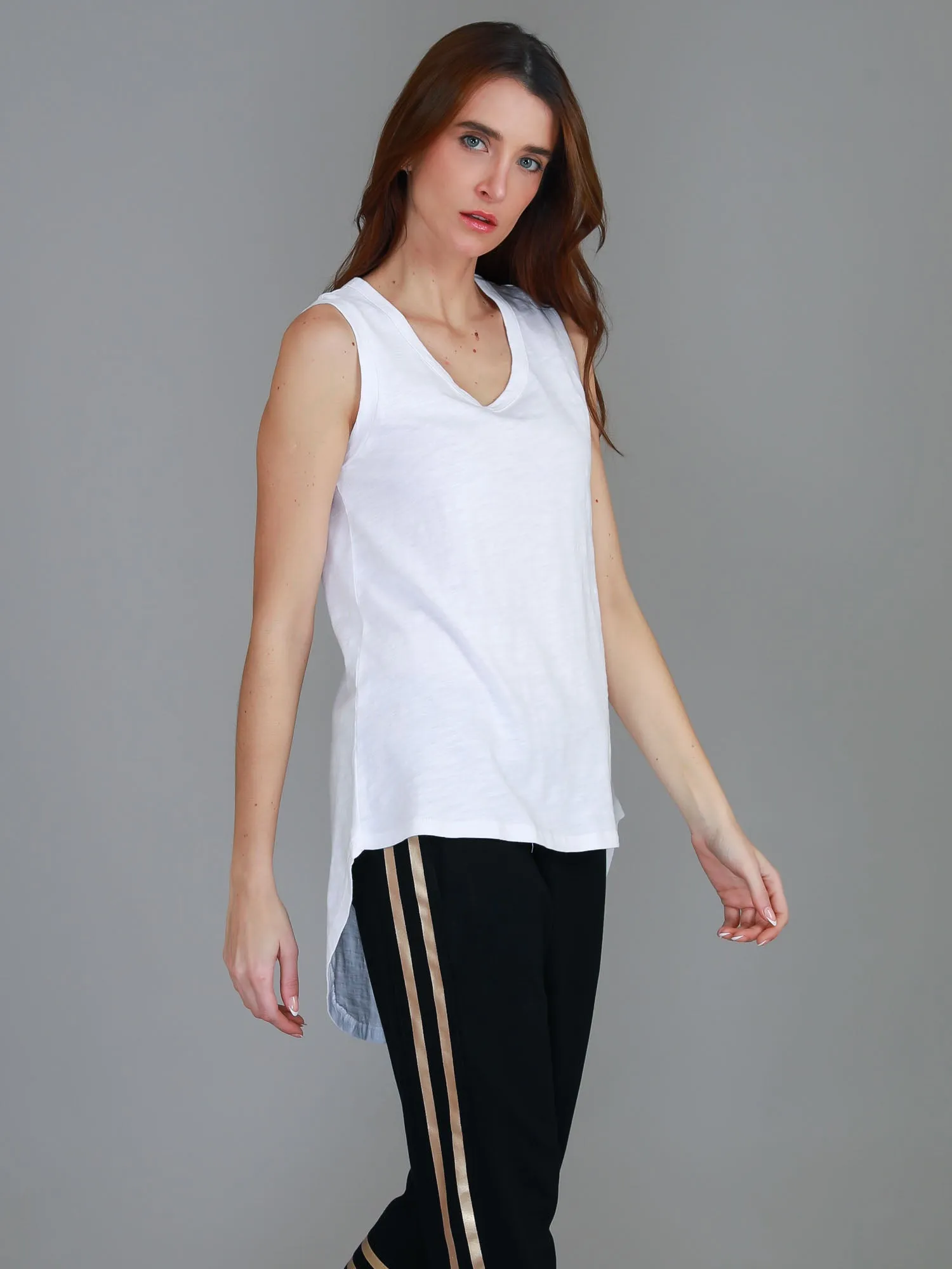 Maddison Hi Lo Hem Tank Top