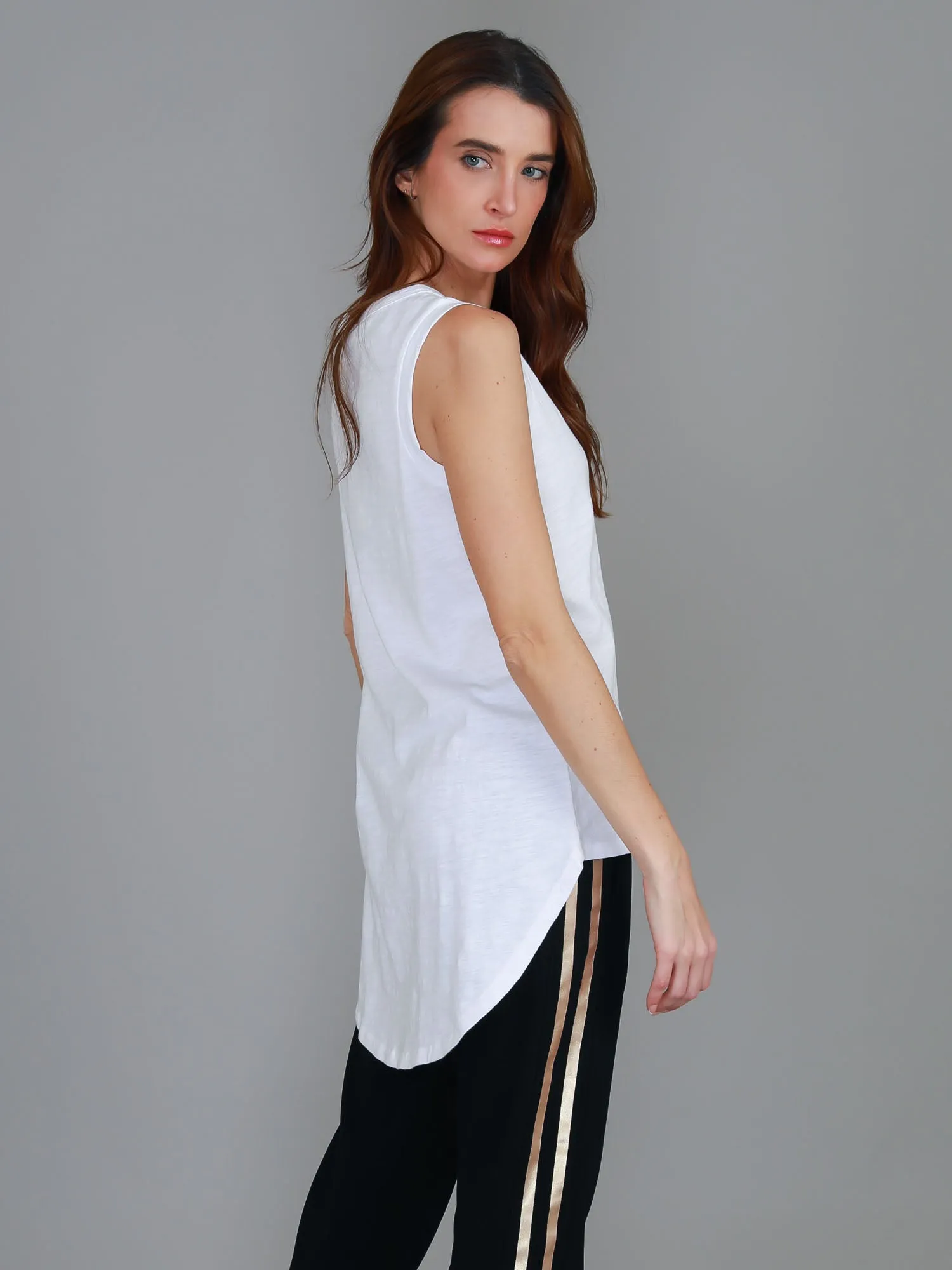 Maddison Hi Lo Hem Tank Top