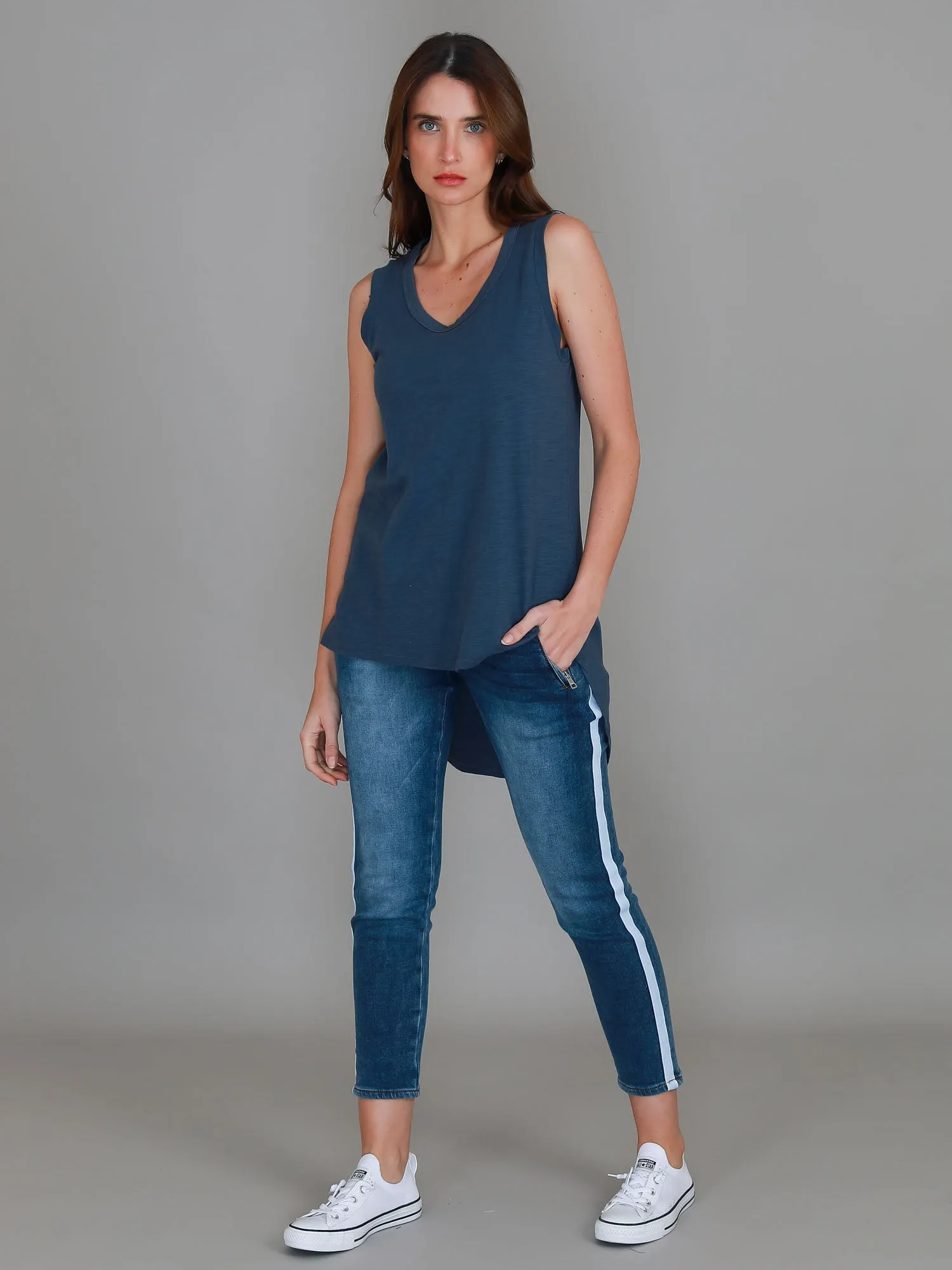 Maddison Hi Lo Hem Tank Top