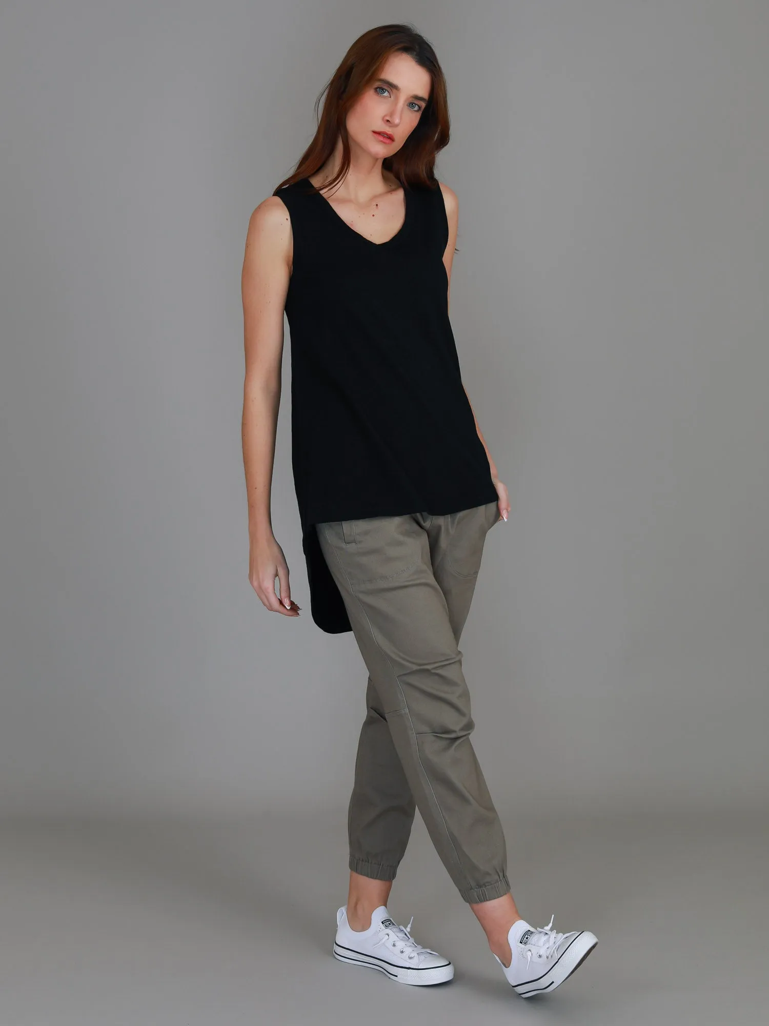Maddison Hi Lo Hem Tank Top
