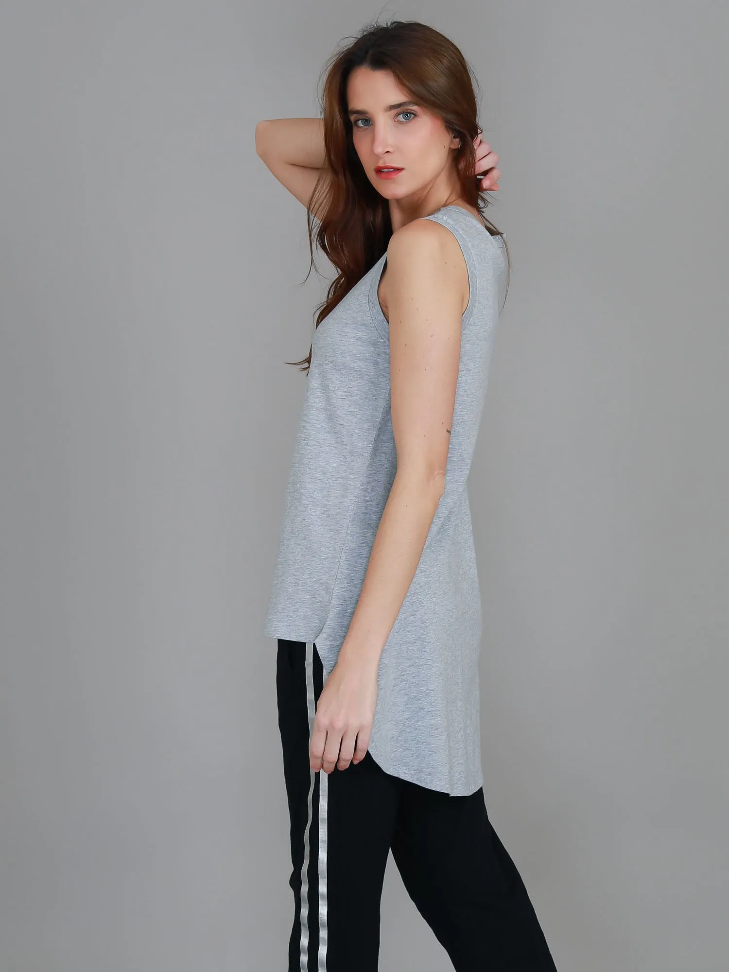 Maddison Hi Lo Hem Tank Top