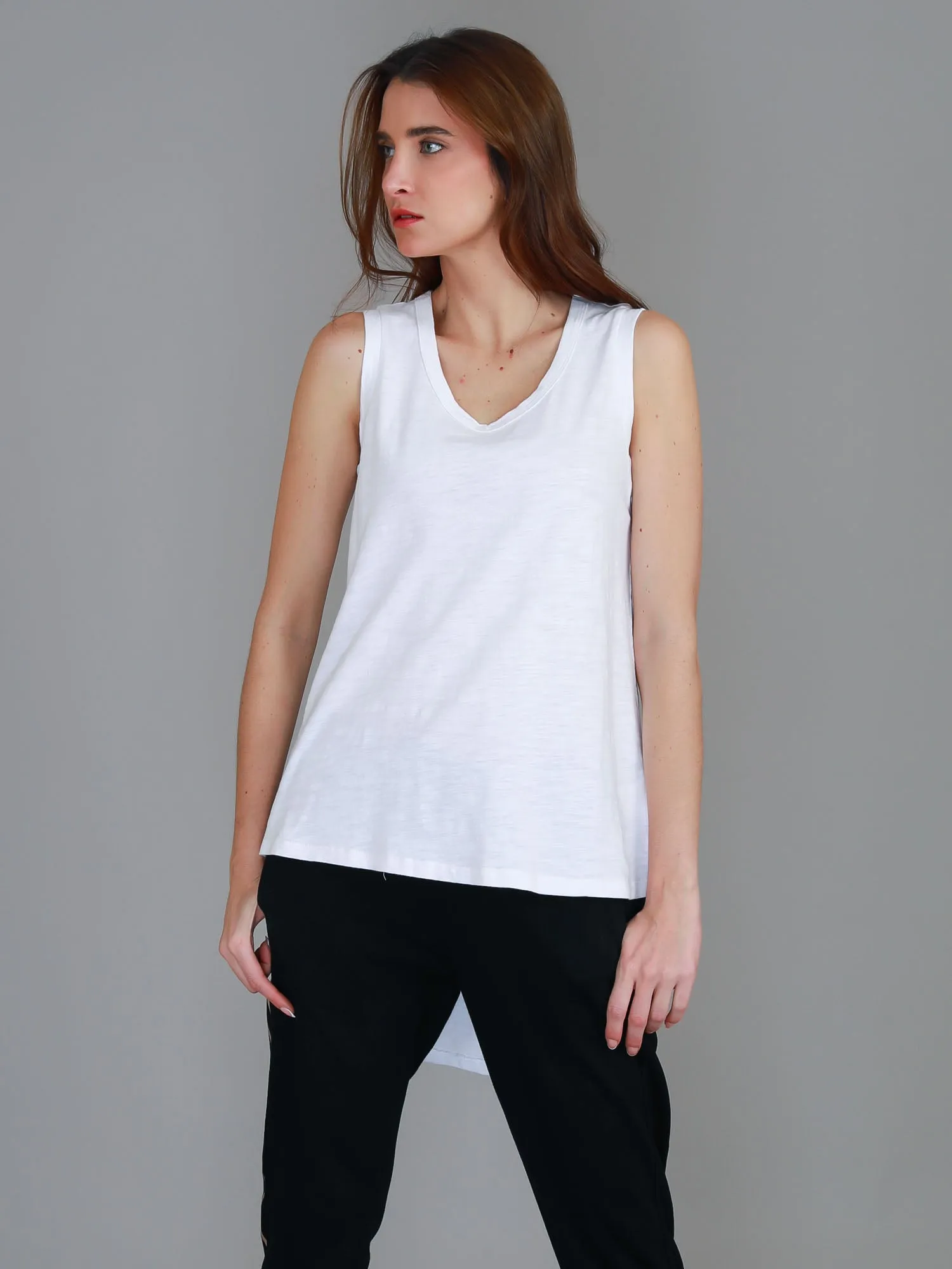 Maddison Hi Lo Hem Tank Top