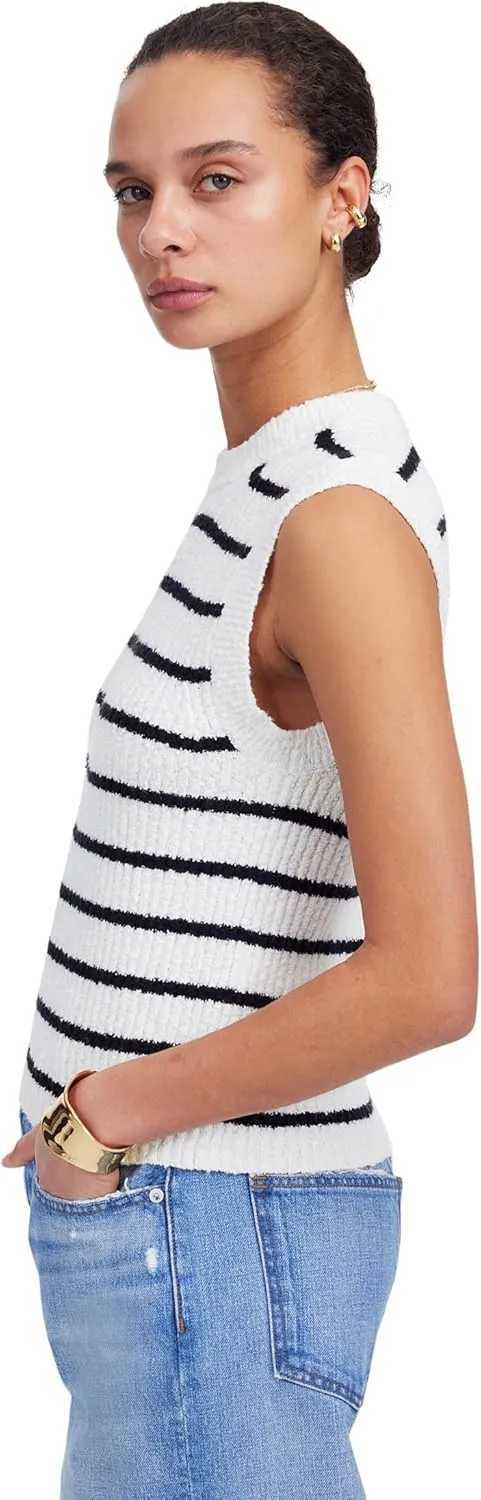 Madewell Women's Stripe Seneca Cotton Boucle Tank