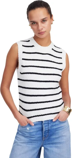 Madewell Women's Stripe Seneca Cotton Boucle Tank