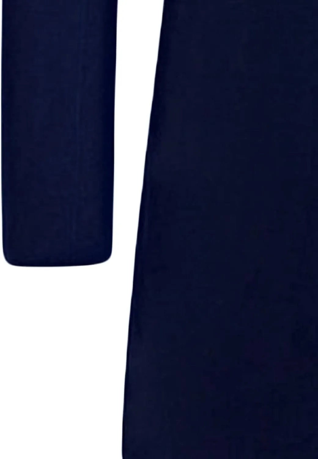 Maiyifu-GJ Wool Blend Trench Coat for Men Casual Business Single Breasted Long Jacket Mid-Length Notched Collar Slim Overcoat