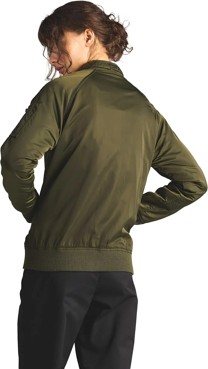 Members Only Women's Satin Bomber Jacket