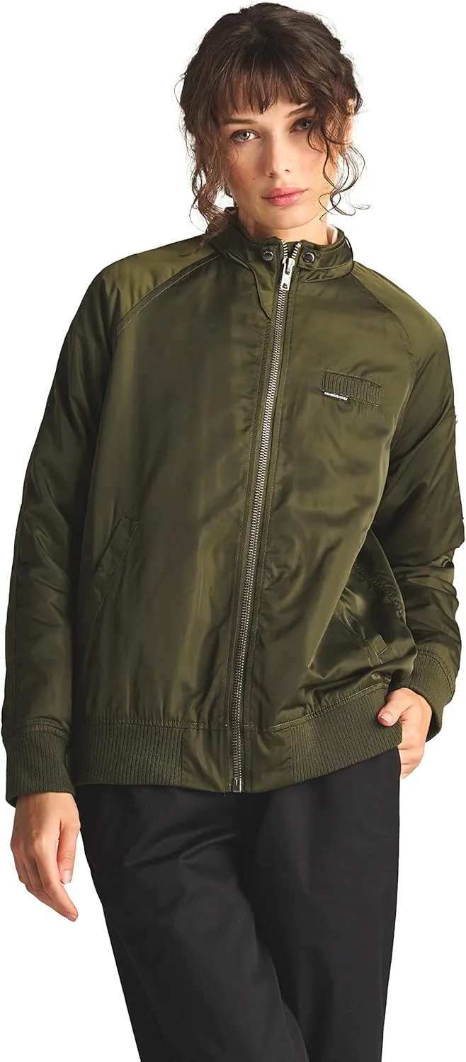 Members Only Women's Satin Bomber Jacket
