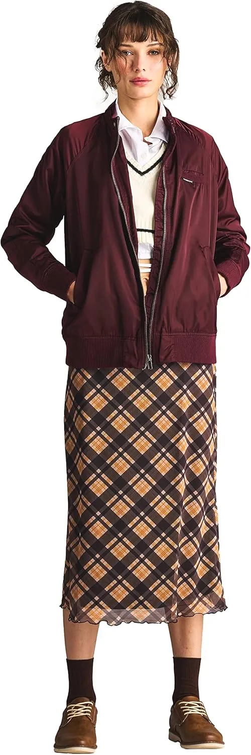 Members Only Women's Satin Bomber Jacket