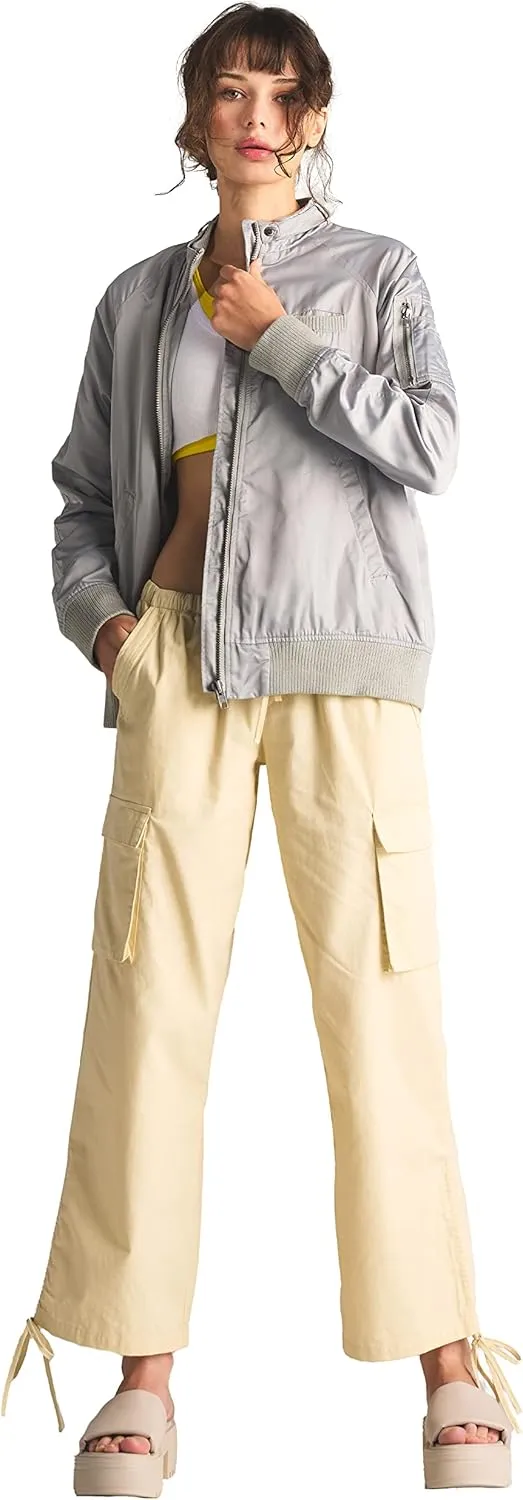 Members Only Women's Satin Bomber Jacket