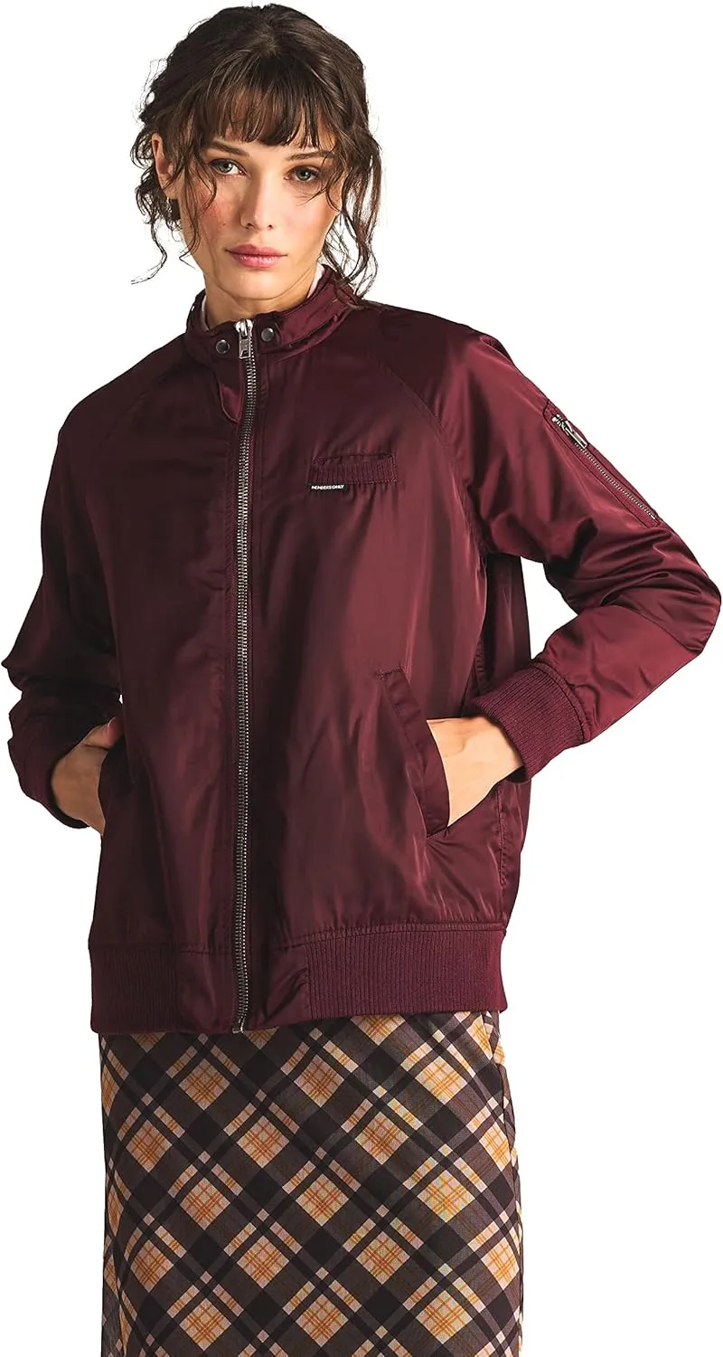 Members Only Women's Satin Bomber Jacket