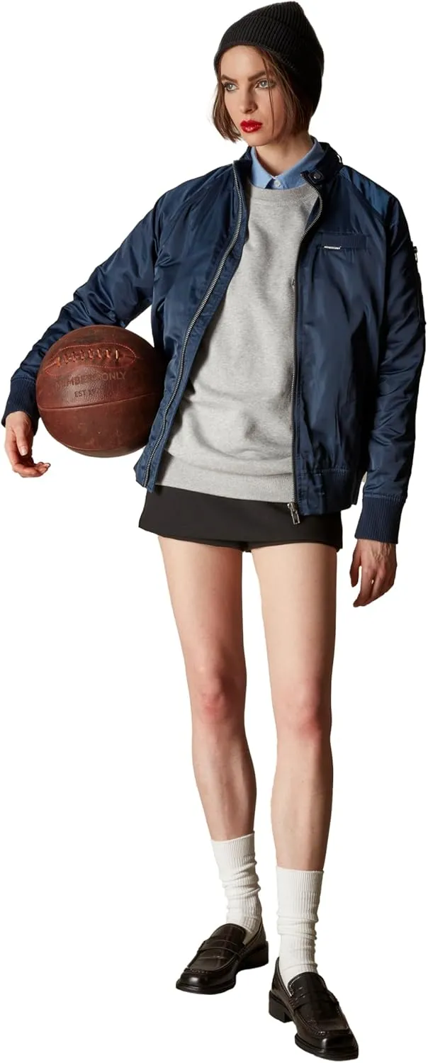 Members Only Women's Satin Bomber Jacket