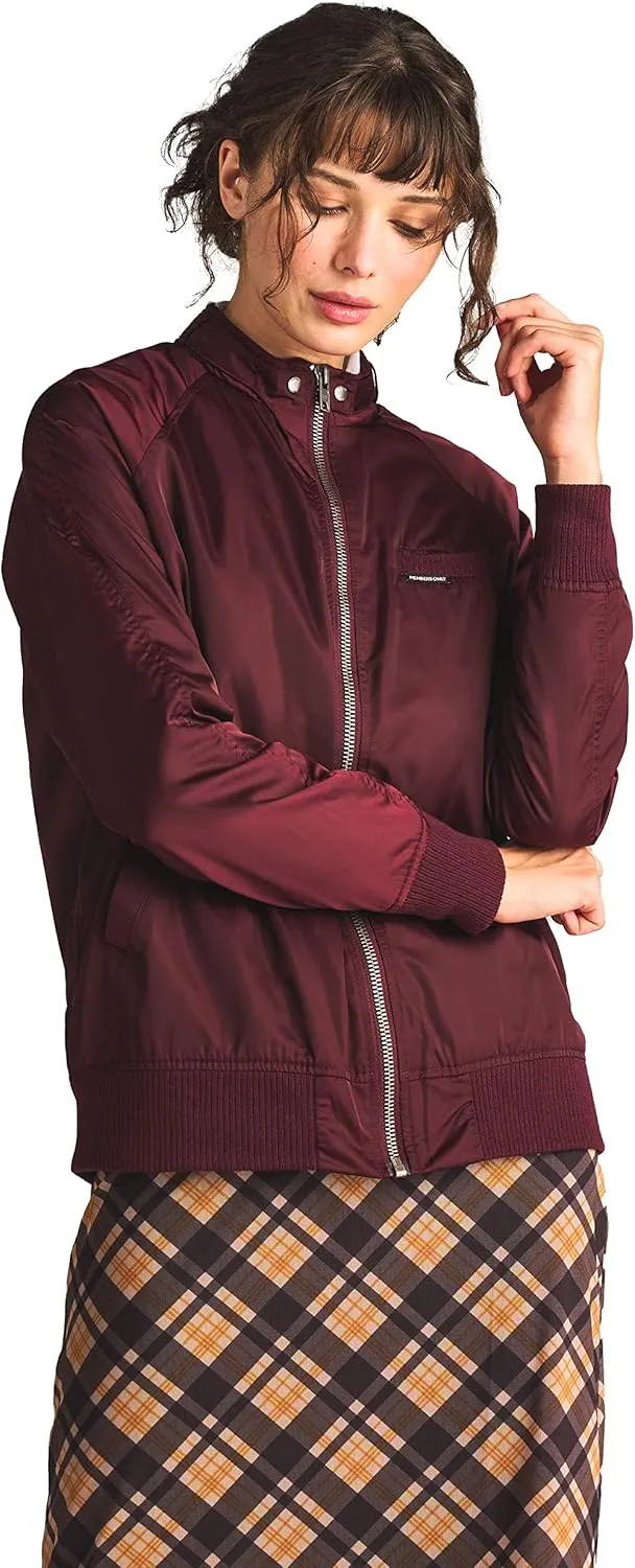 Members Only Women's Satin Bomber Jacket