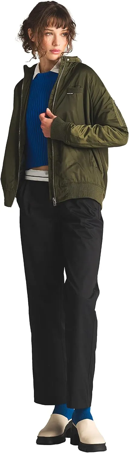 Members Only Women's Satin Bomber Jacket