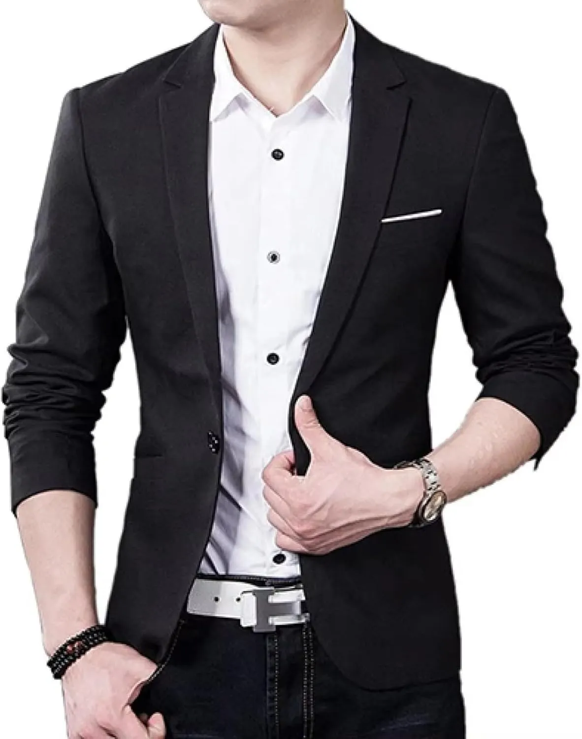 Men Business Suit Coat Men Slim Fit Blazer Suit Jacket Casual Suit Blazer Men Clothing