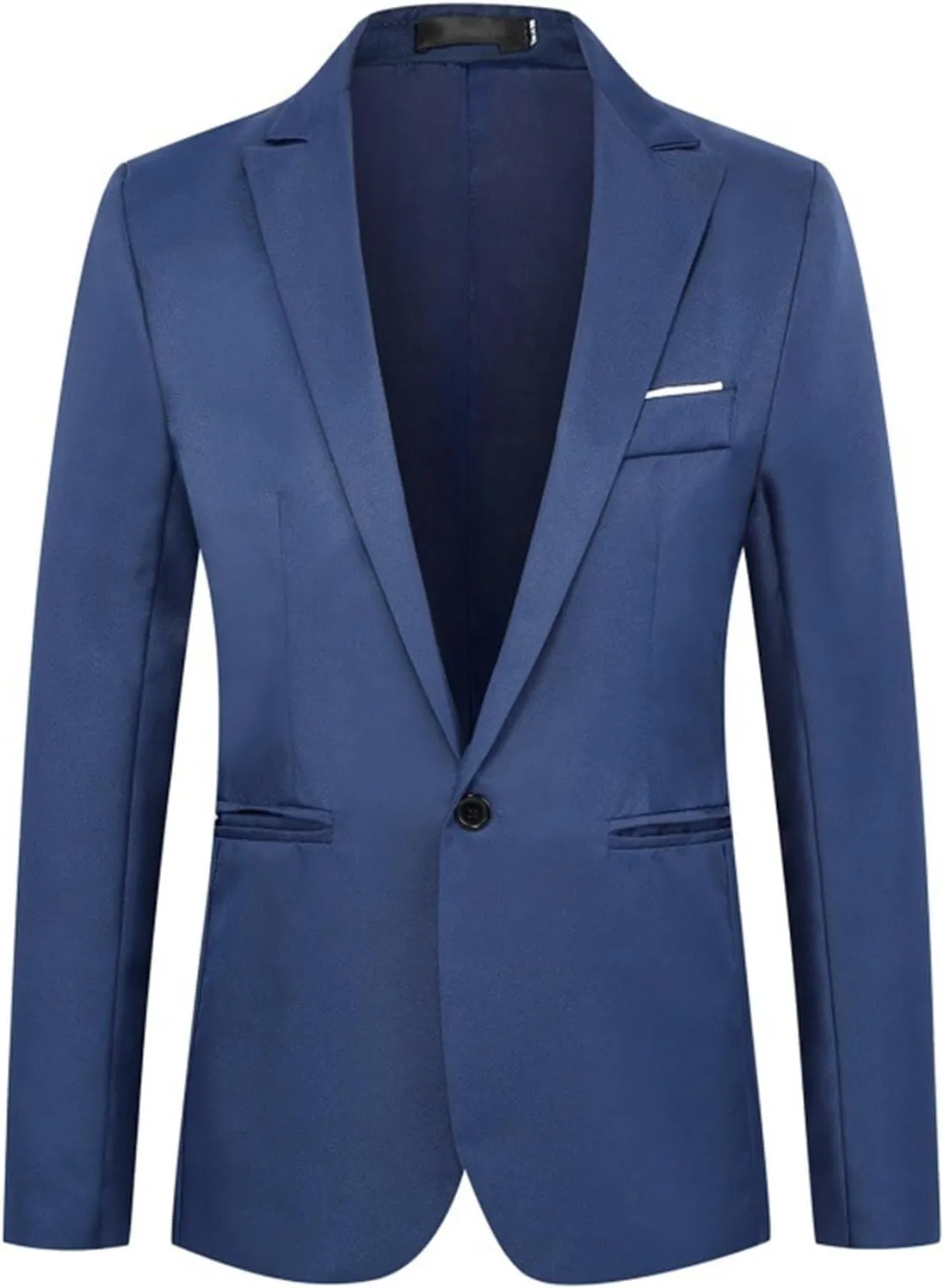 Men Coats Winter Suit Jackets Slim Fit One Button Solid Business Blazer Tops Formal Prom Suit Blazer Sports Suit Coat