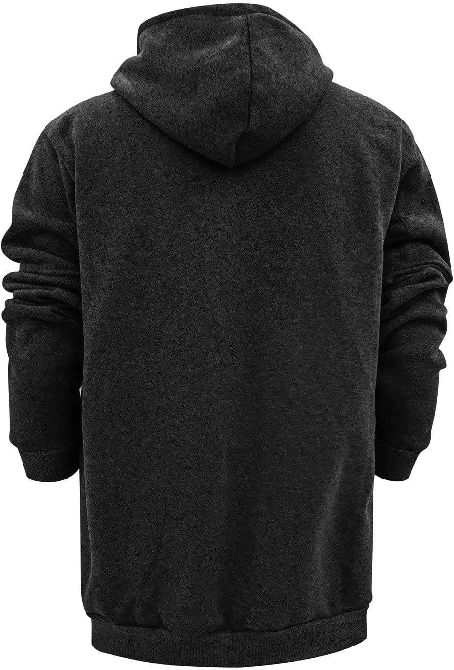 Men Hoodies Casual Hoodies for Men with Zip Pockets Full Zip Long Sleeve Sweatshirt Slim Fit Gym Sports Hooded Jacket