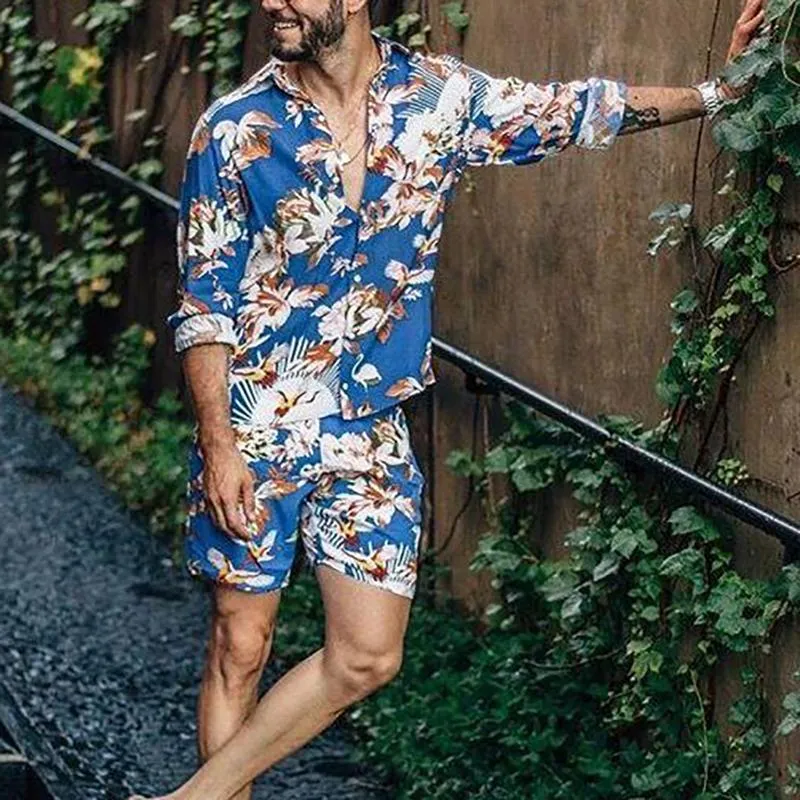 Men Style Printed Two-Piece Sets