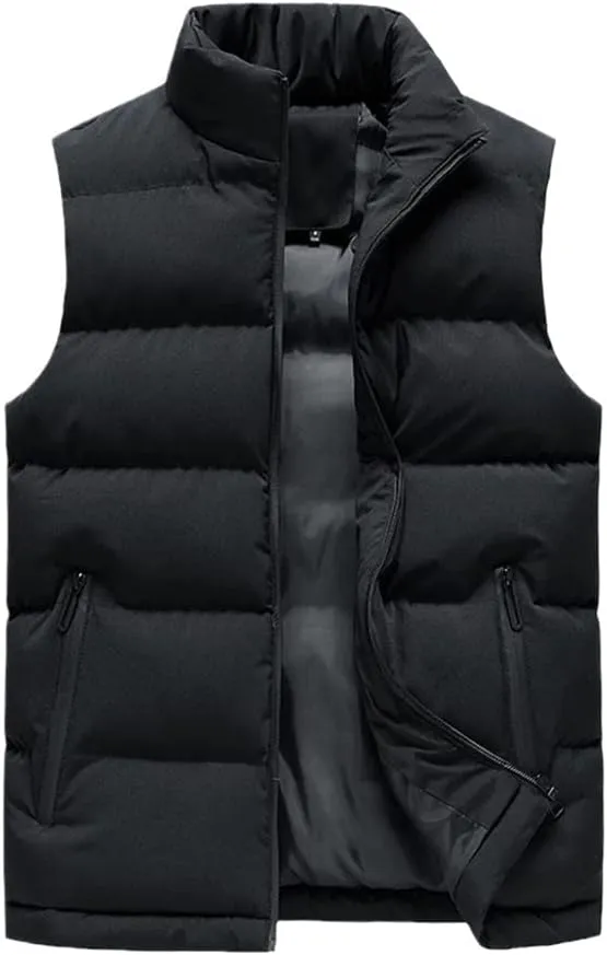 Men Winter Vests Women Short Bright Color Vest Cotton Padded Sleeveless Jacket Waistcoat