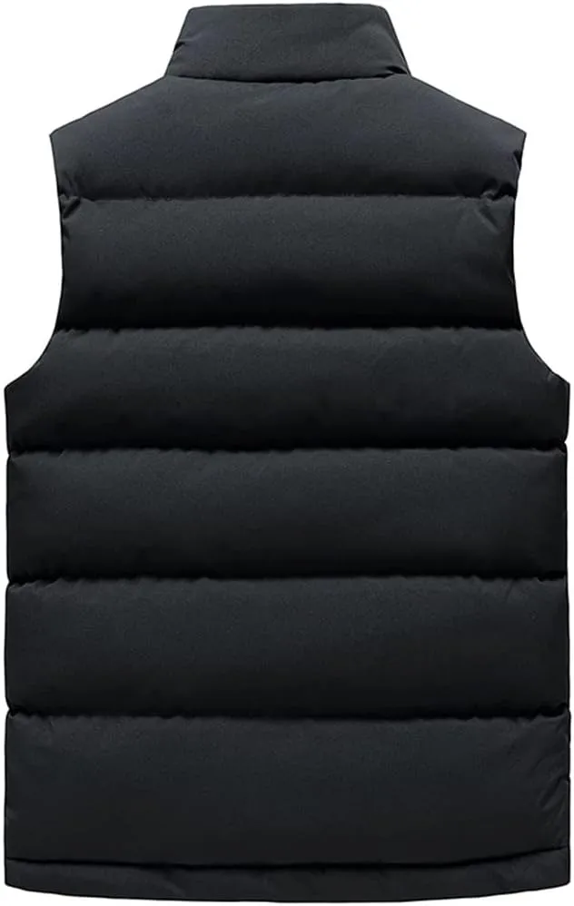 Men Winter Vests Women Short Bright Color Vest Cotton Padded Sleeveless Jacket Waistcoat