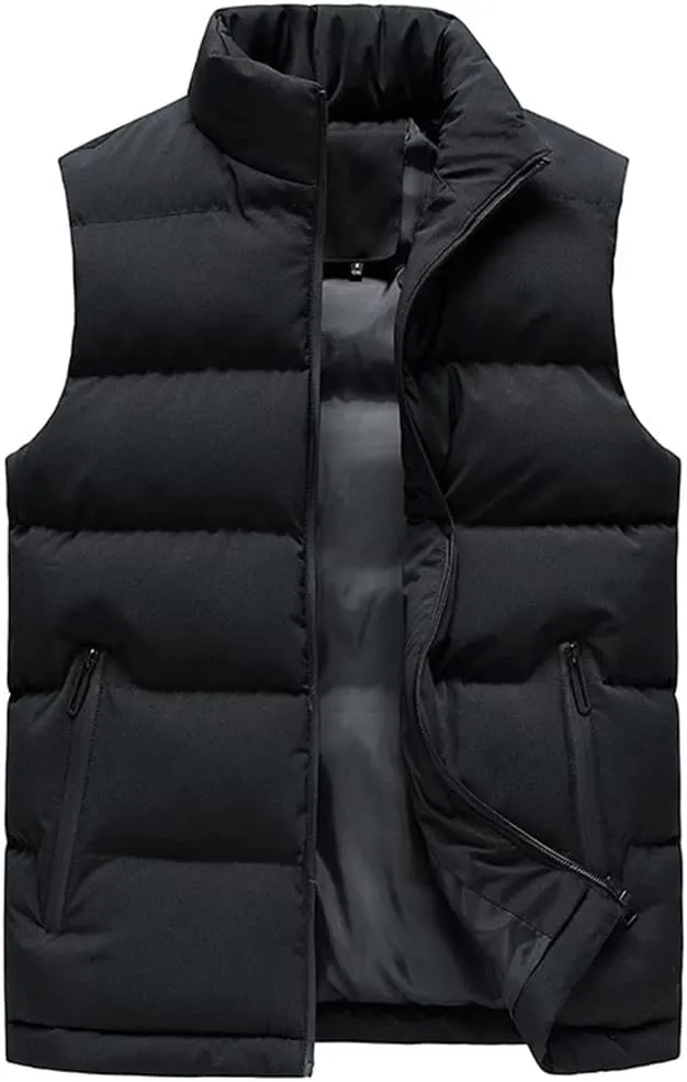 Men Winter Vests Women Short Bright Color Vest Cotton Padded Sleeveless Jacket Waistcoat
