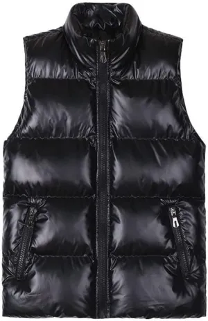 Men Winter Vests Women Short Bright Color Vest Cotton Padded Sleeveless Jacket Waistcoat