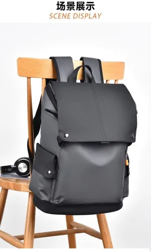 Men's Business Backpack - Water-Resistant Large Capacity Travel Laptop Backpack for Business Trips