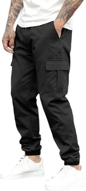 Mens Cargo Pants Flexible Athletic Comfort Work Pants Camouflage Relaxed Fit Fishing Quick-Dry Stretch Tactical Pant