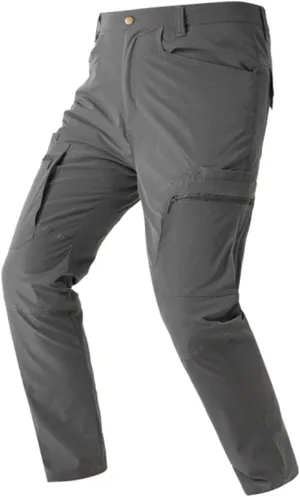 Mens Cargo Pants Slim Fit Men's Hiking Pants Casual Lightweight Joggers Work Pants Multi-Pocket Military Pants