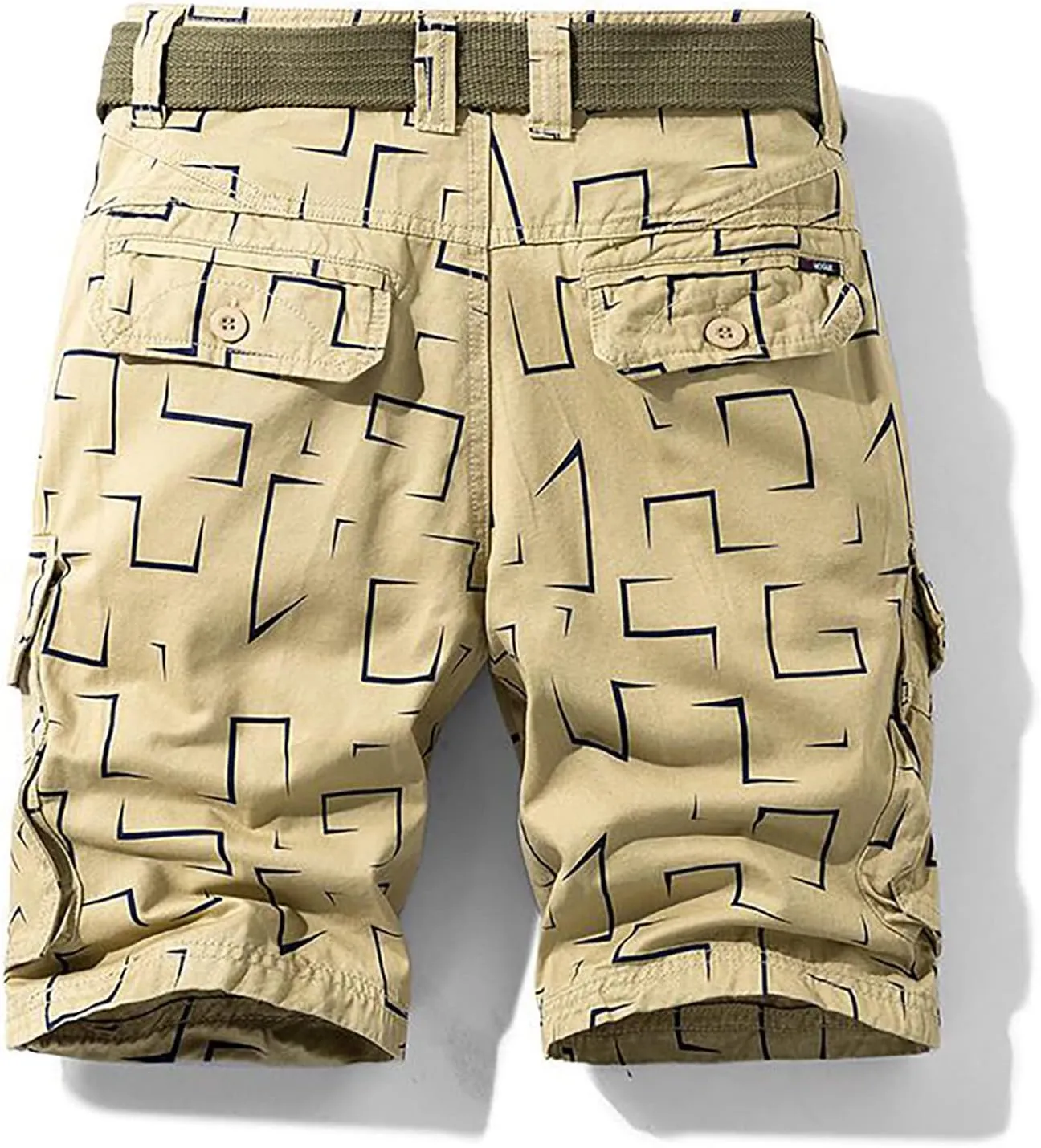 Mens Cargo Shorts Classic Fit Lightweight Ripstop Pants Hiking Outdoor Work Short Trousers with Multi Pocket