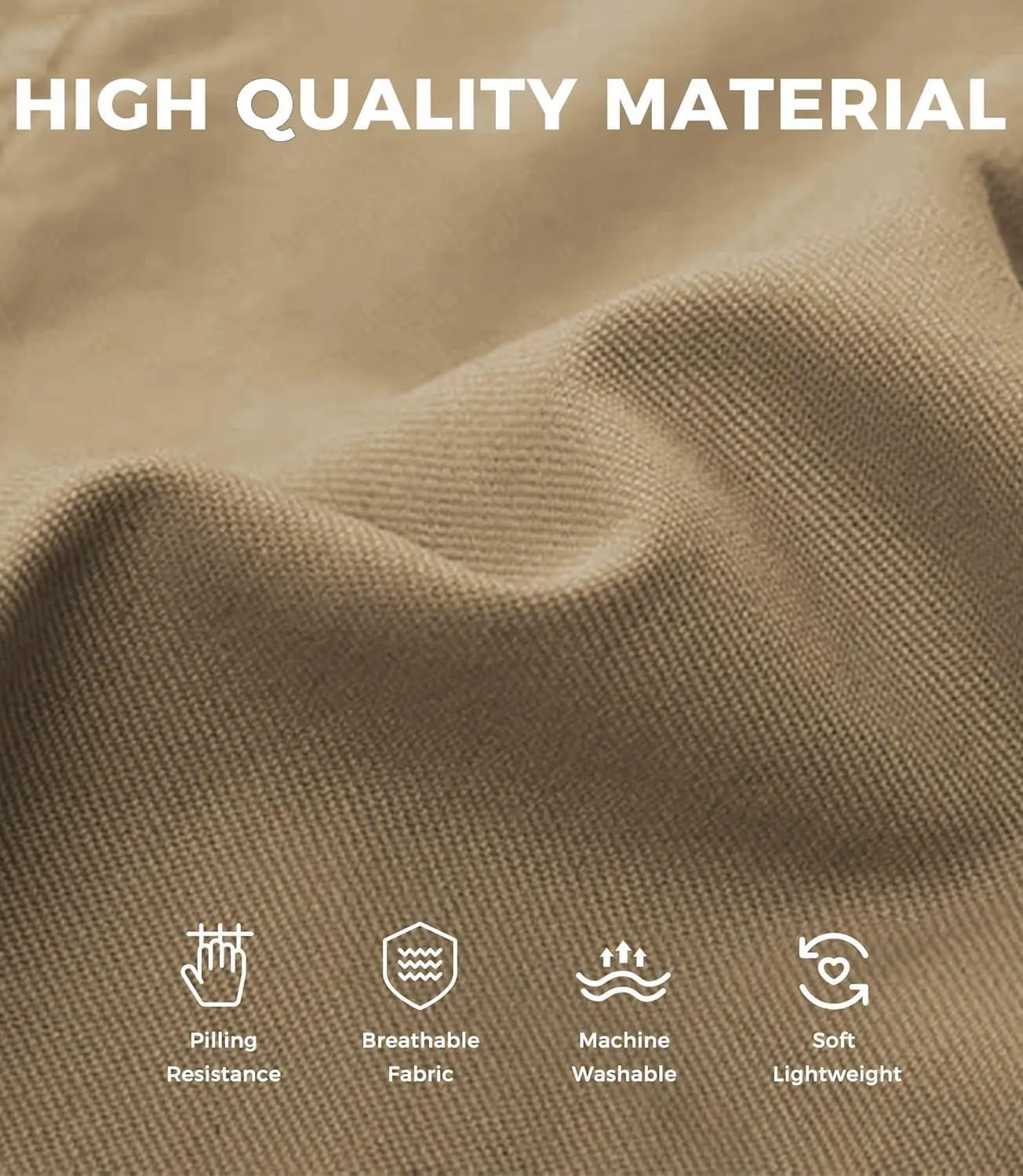 Mens Cargo Shorts Classic Fit Lightweight Ripstop Pants Hiking Outdoor Work Short Trousers with Multi Pocket