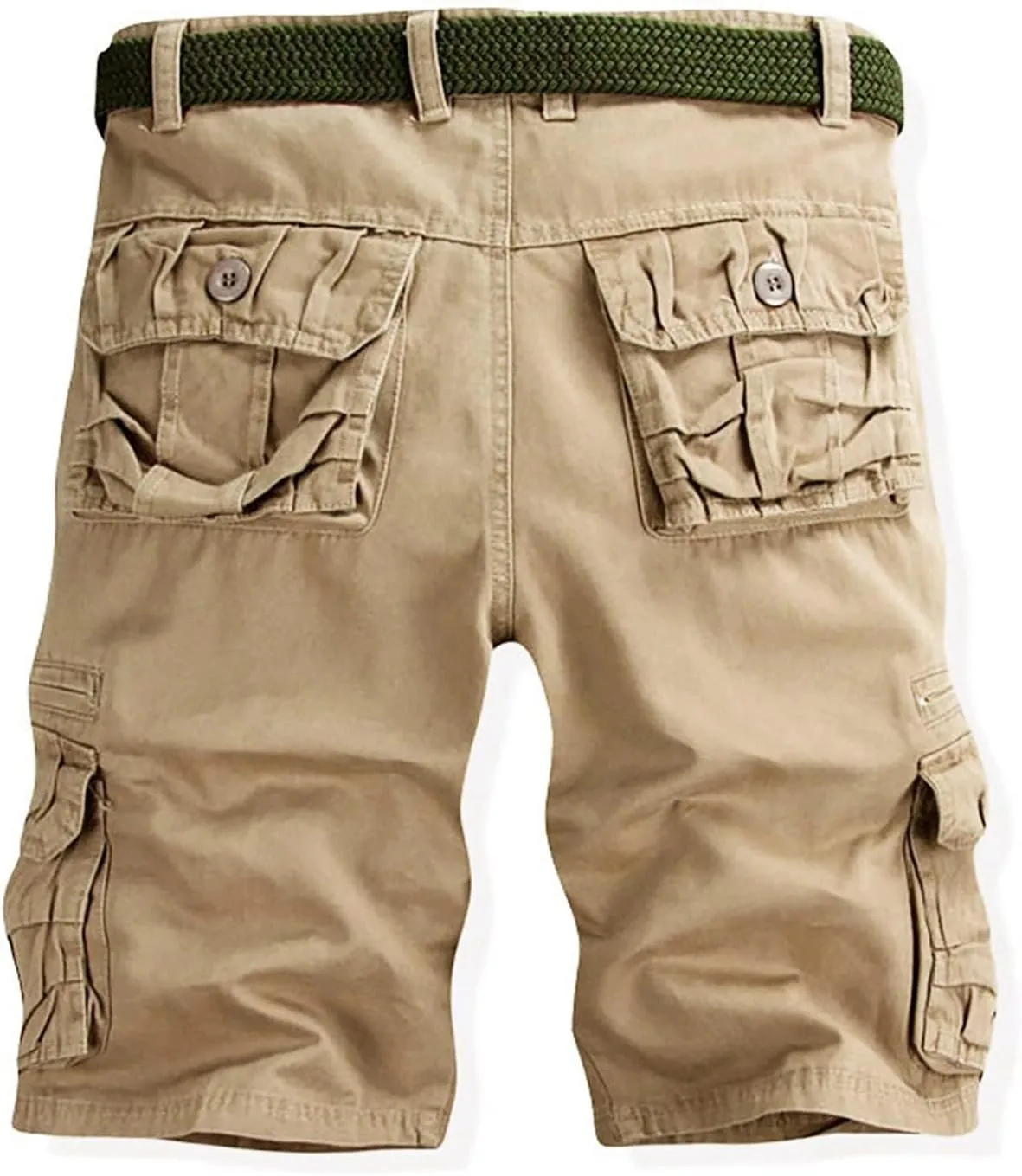 Mens Cargo Shorts Classic Fit Lightweight Ripstop Pants Hiking Outdoor Work Short Trousers with Multi Pocket