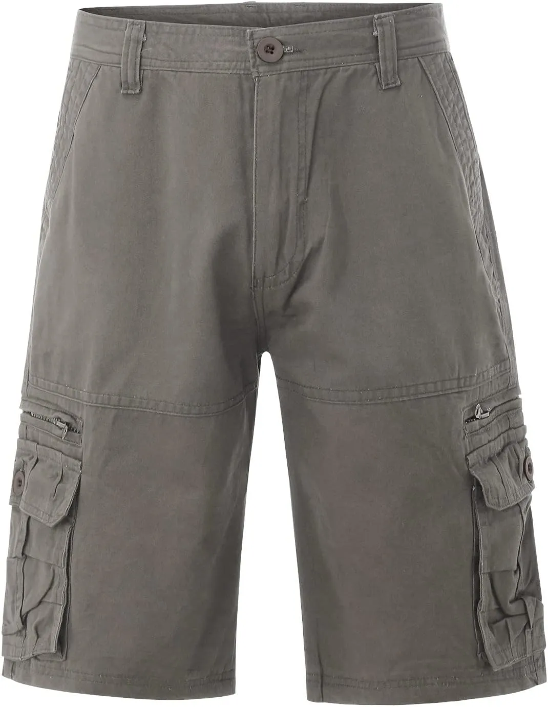 Mens Cargo Shorts Classic Fit Lightweight Ripstop Pants Hiking Outdoor Work Short Trousers with Multi Pocket