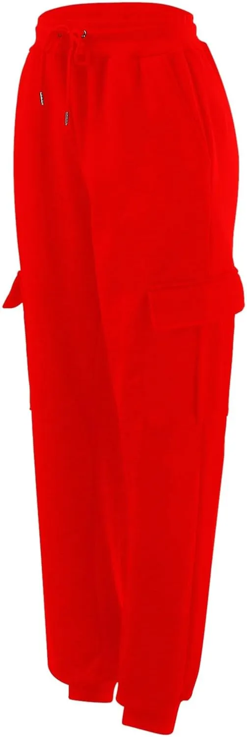 Men's Casual Pants with Multiple Pockets Tactical Pants for Men Stretch Styling Corduroy Pants Mens Red Camo Joggers for Men