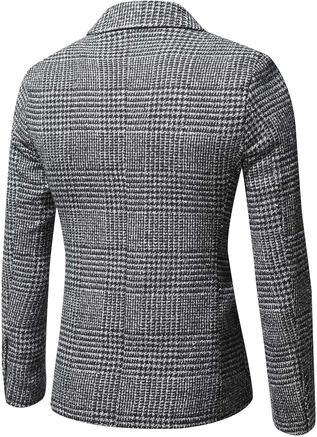 Men's Casual Slim Fit Suit Lapel Button Suit Jackets Lightweight Fashion Vintage Coats Formal Business Suit Jackets