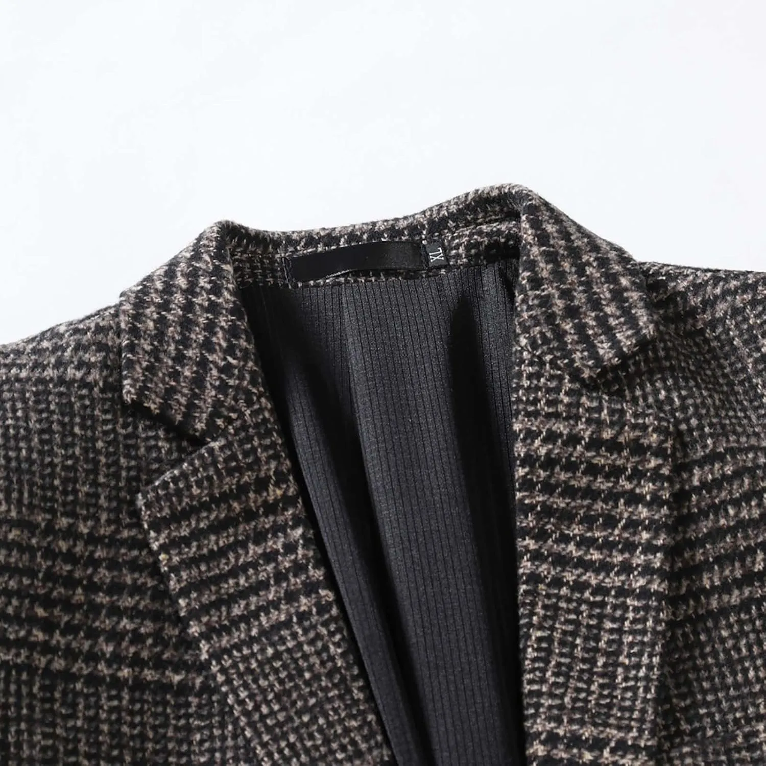Men's Casual Slim Fit Suit Lapel Button Suit Jackets Lightweight Fashion Vintage Coats Formal Business Suit Jackets